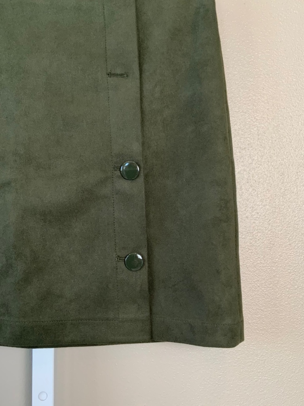 LOFT Faux Suede Sailor Shift Skirt - Picture 9 of 16